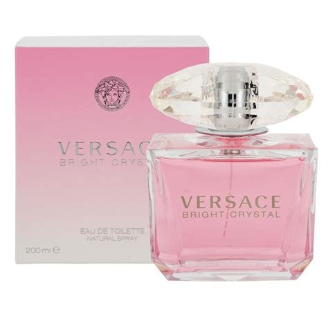 versace bright crystal eau de toilette 200ml spray|versace bright crystal refill.